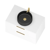 PACK LOFTY GOLD 80 BLANC ET VASQUE RONDE NOIRE DIAMETRE 36