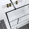 Pack Paroi de douche 120x195 cm + RECEVEUR DE DOUCHE A CARRELER 90x140 RECOUPABLE