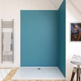 Panneau mural de douche BLEU en aluminium - 120 x 210 cm - WALL'IT BLEU 120