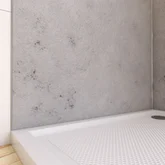 Panneau mural de douche finition Beton en composite pierre et ciment - 90 x 210 cm