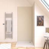 Panneau mural de douche IVOIRE en aluminium - 90 x 210 cm - WALL'IT IVOIRE 90