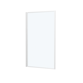 Pare baignoire rabattable 75x130cm - Finition Blanc - WHITE CONTOURING SCREEN