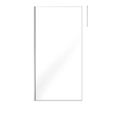 Paroi de Douche 100x200cm Verre Transparent - Profilé + Barre Plafond Chrome - FREEDOM 2 CHROMED