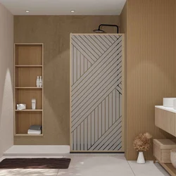 Paroi de douche 90 x 200 HINATA - style Japandi g