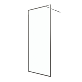 Paroi de Douche 90x200 cm - Cadre et Bras Aluminium Chrome - CHROMED CONTOURING