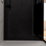Paroi de retour type atelier 90x200cm pour paroi de douche - PROFILE NOIR MAT - WORKSHOP SIDE 90
