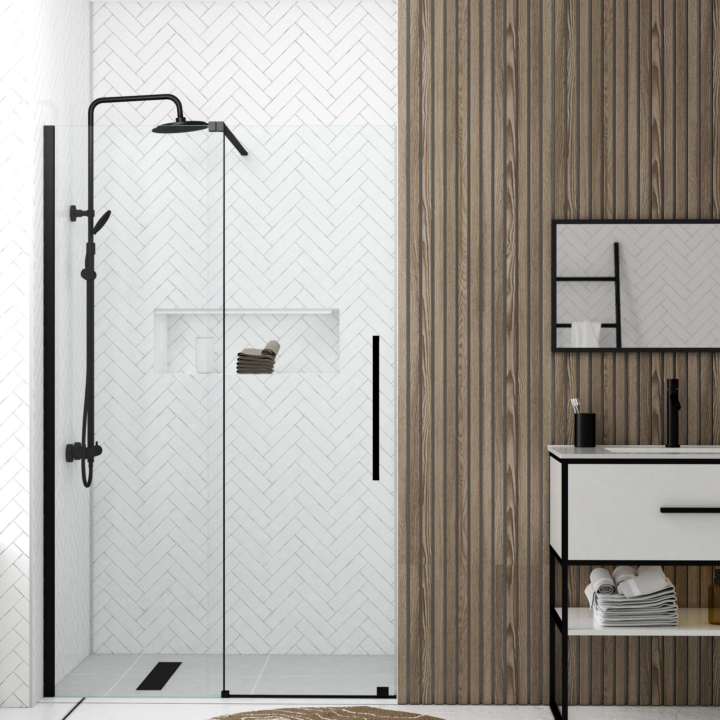 paroi de douche coulissante