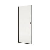Porte de Douche pivotante 90x180 cm en Verre Trempe 5 mm - Finition Noire - DARK ELEMENTARY