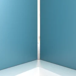 Profilé d’angle chrome pour panneau mural - 15x15x2100 mm – CORNER MURAL CHROME