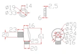 Raccord alimention flexible