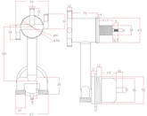 Robinet mitigeur douche mécanique avec inverseur 3 positions