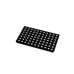 STONE 2 PERFORATED MAT BLACK COVER / STONE 2 GRILLE PERFOREE NOIR MAT