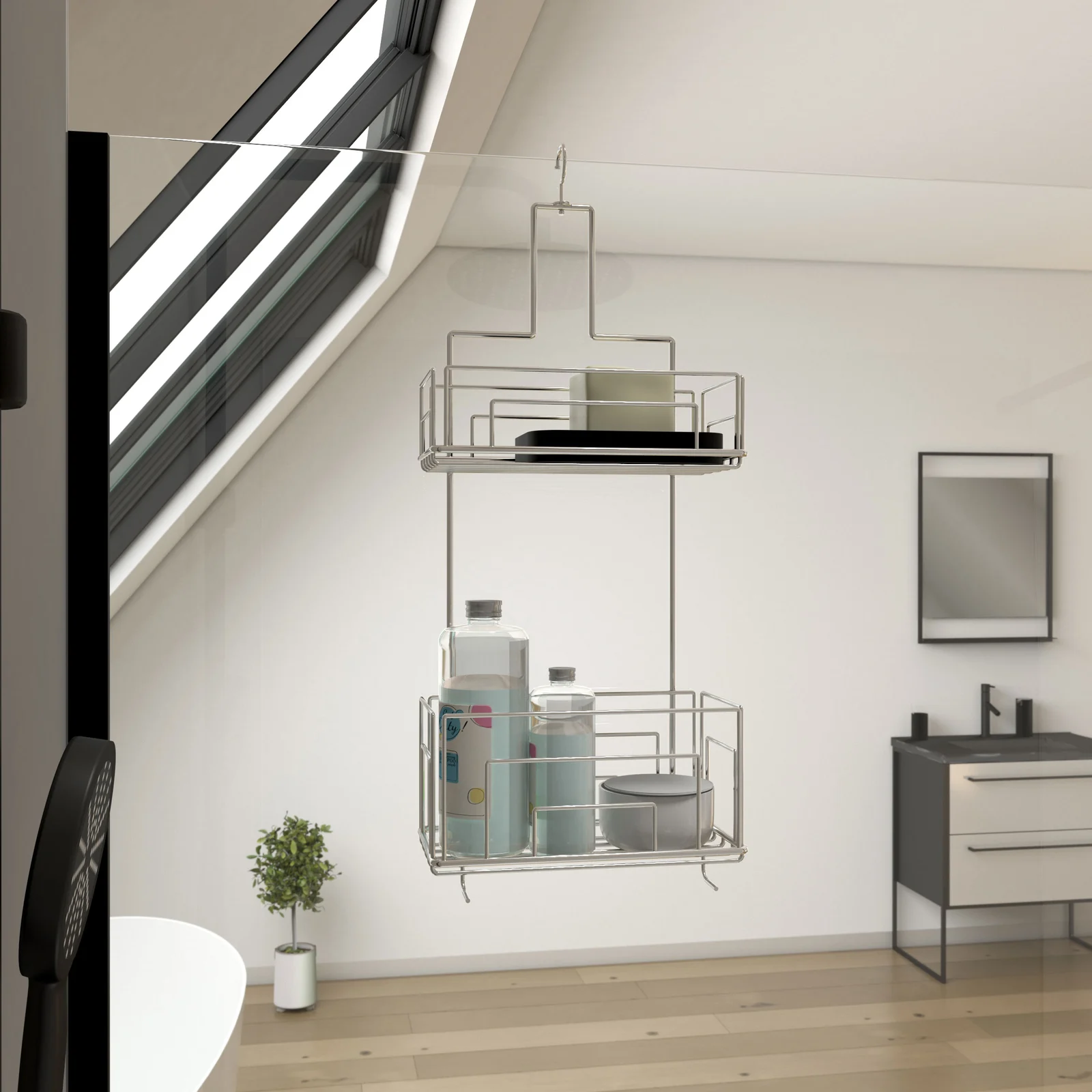Valet Chrome suspendu 50x20x10 - MAE Valet Chrome suspendu 50x20x10 - MAE