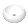 Vasque à poser en céramique blanche ronde - 40x15cm - POP BOWL